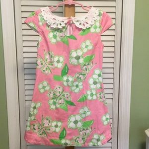Lilly Pulitzer Pink Shift Dress, Girl Size 8